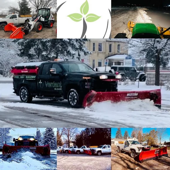 Why Choosing a Reliable, Insured Snow Removal Service Matters for Commercial, Residential & Industrial Properties 1 Insured snow removal service of plow trucks and tractors clearing snow covered parking lots of commercial, industrial, and residential lots.